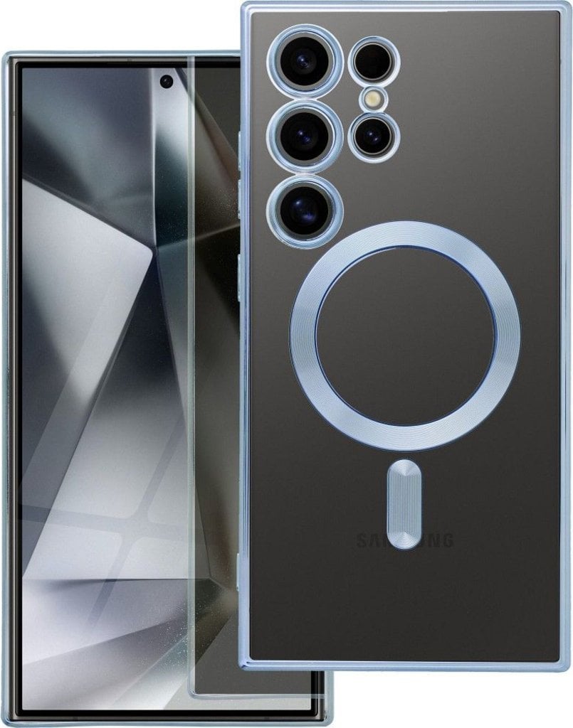 Futerał ELECTRO MAG COVER kompatybilny z MagSafe do SAMSUNG A36 niebieski