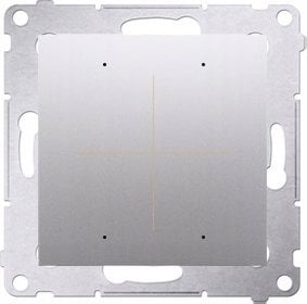 Kontakt-Simon Simon 54 GO Nadajnik bateryjny Wi-Fi - 28 akcji do obsługi innych sterowników (moduł) srebrny mat DENB1W.01/43