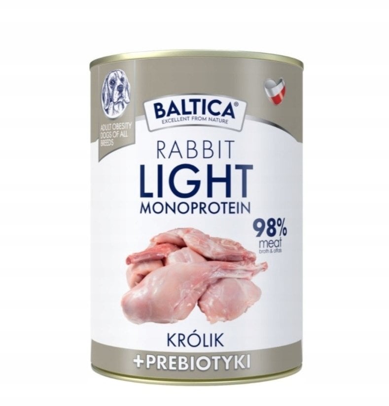 Baltica BALTICA NUTRACEUTIC Rabbit Light 400g with reduced fat content 15%