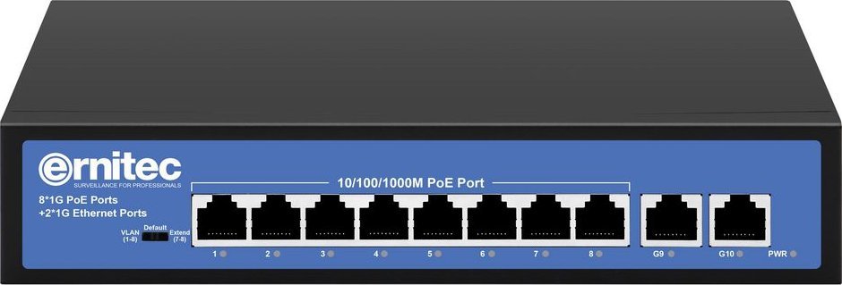 Unmanaged Intelligent 8 PoE