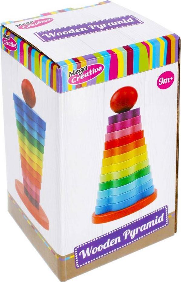 Mega Creative PIRAMIDKA DREW 11X21X11 MC WOOD PUD 30/60