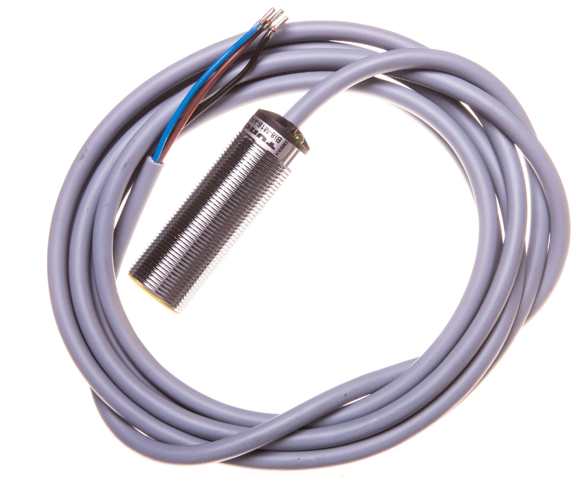 TURCK Czujnik indukcyjny M18 Sn=8mm 10-30V DC PNP 1Z 3-przewodowy BI8-M18-AP6X (4615030)