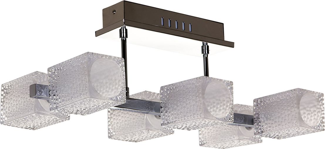 Lampa sufitowa Italux Chrom lampa przysufitowa do salonu Italux Martina MXM15301/6