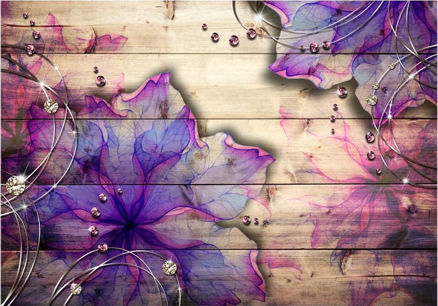 DecoNest Fototapeta - Purpurowe wspomnienie - 400X280