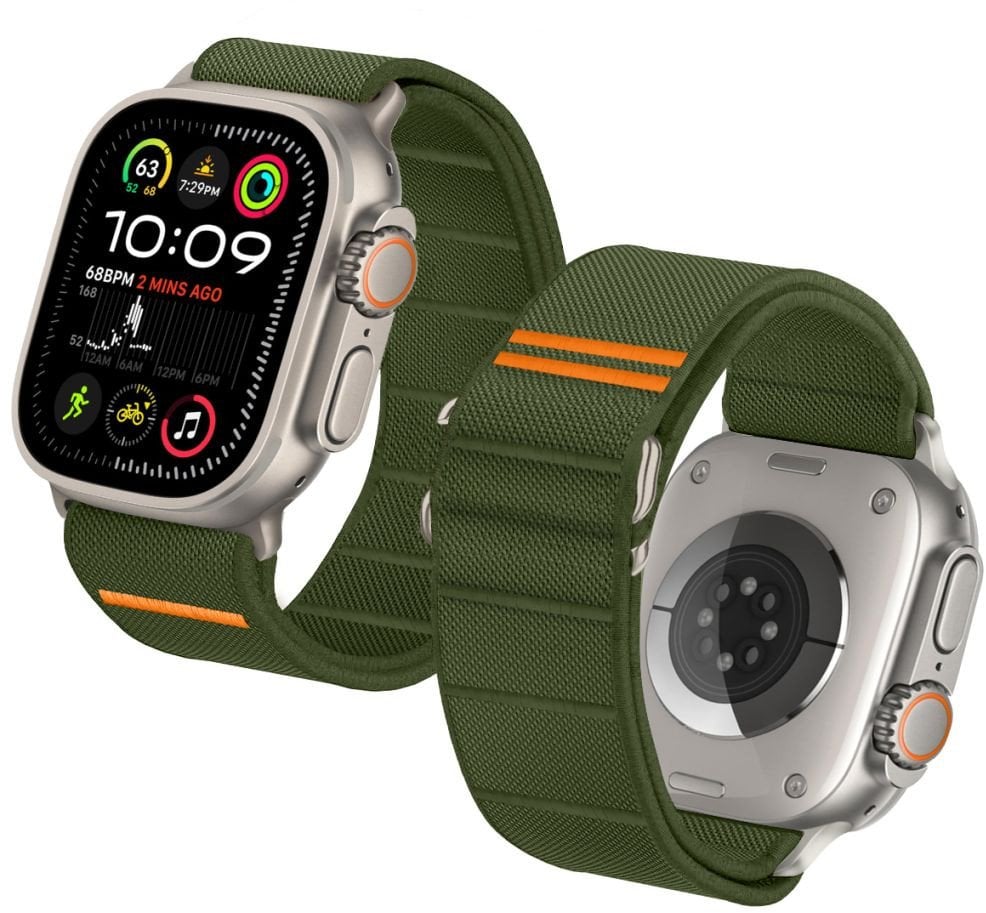 TECH-PROTECT NYLON SLIP APPLE WATCH 6 / 7 / 8 / 9 / 10 / SE / ULTRA 1 / 2 (44 / 45 / 46 / 49 MM) KHAKI