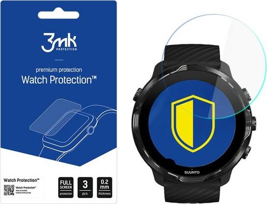 3MK Szkło hybrydowe 3MK Watch Protection Suunto 7