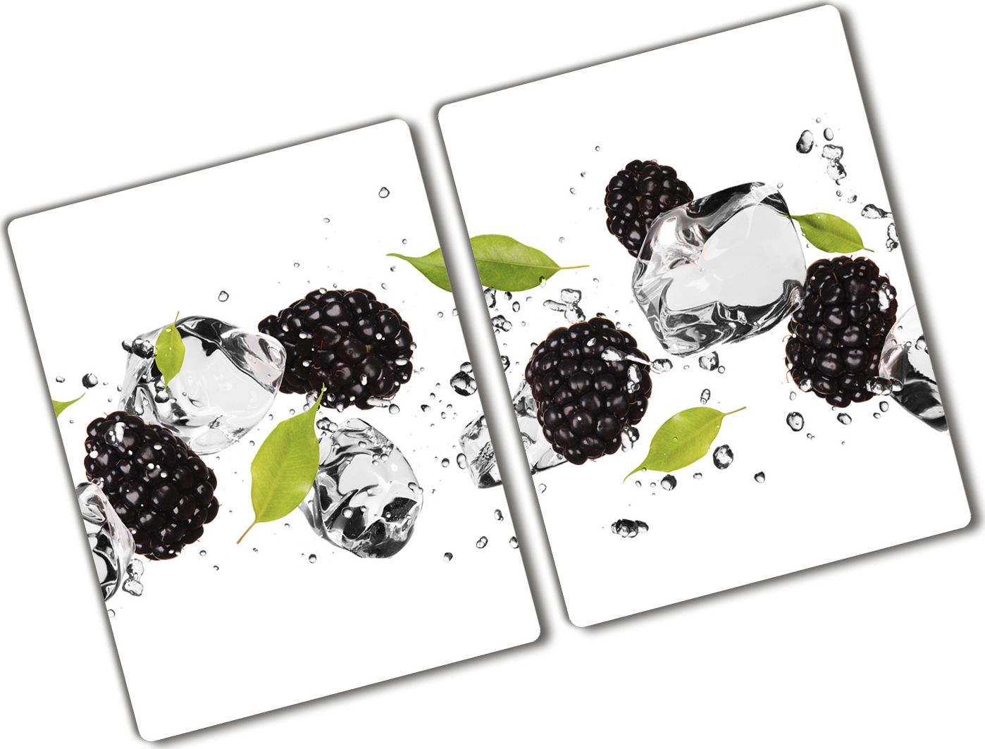 Deska do krojenia Tulup szklana Czereśnie i woda 2 52x2szt.