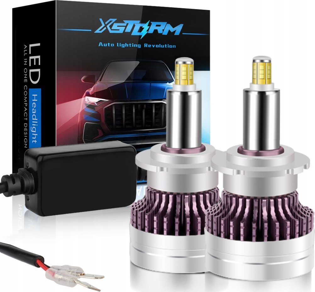 SKLEPLEDY ŻARÓWKI XSTORM LED D1S D2S D3S D4S 160W 360 MOCNE