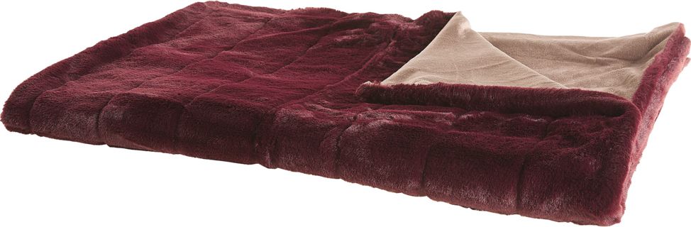 Shumee Koc 180 x 220 cm bordowy TANTAN