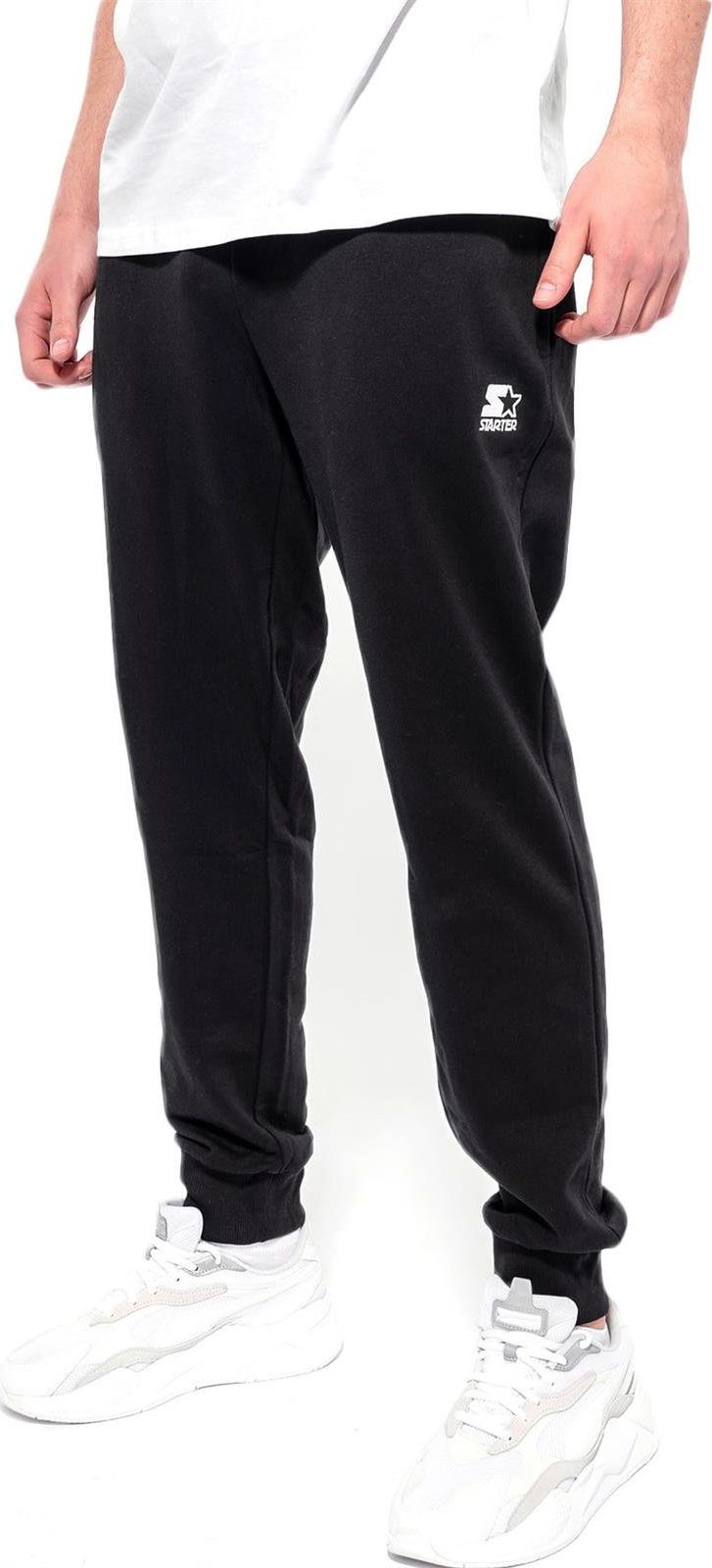 Starter Blue Label Spodnie dresowe męskie Starter BLUE LABEL czarne SMG-007-BD-200 L