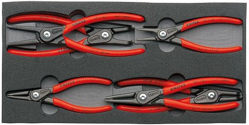 Knipex Szczypce segera do pierścieni osadczych zestaw 6szt. - 002001V02