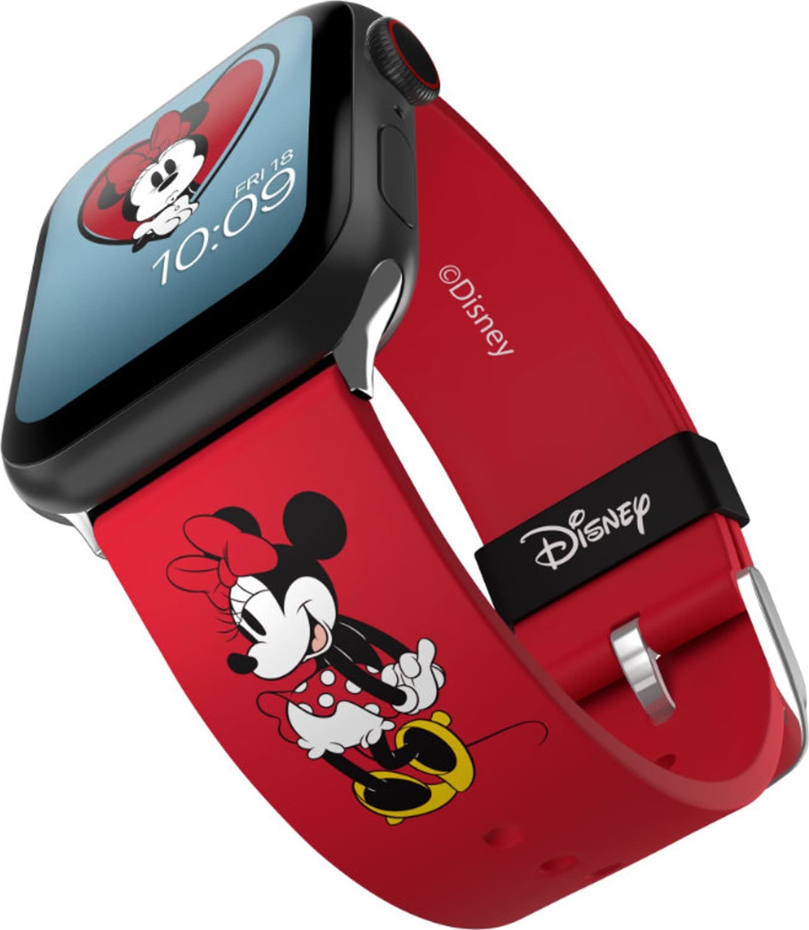 MobyFox Disney Minnie Mouse - Pasek do Apple Watch (Classic Hearts)