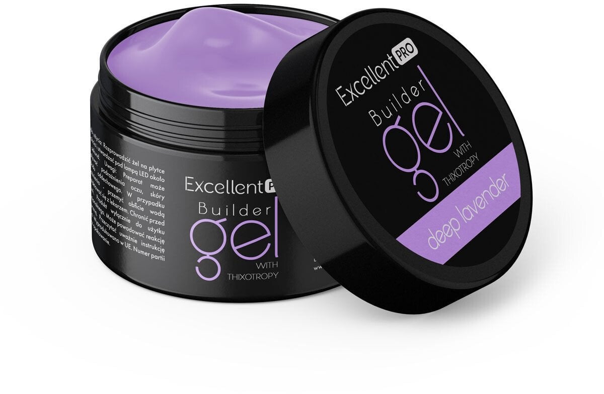 Excellent PRO Builder Gel With Thixotropy żel budujący Deep Lavender 15g