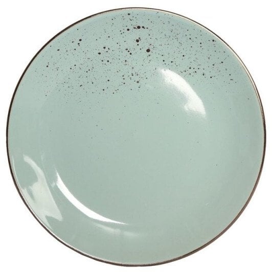 SALAD PLATE WITH SPECKLE MINT 19.5CM