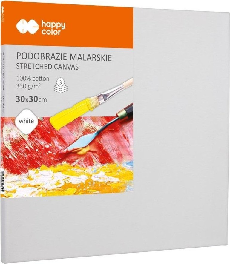 Podobrazie bawełniane 30x30cm HAPPY COLOR