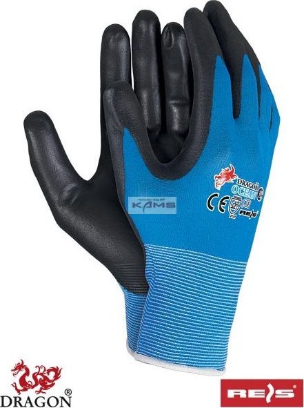 R.E.I.S. OCEAN - rękawice ochronne z nylonu 10