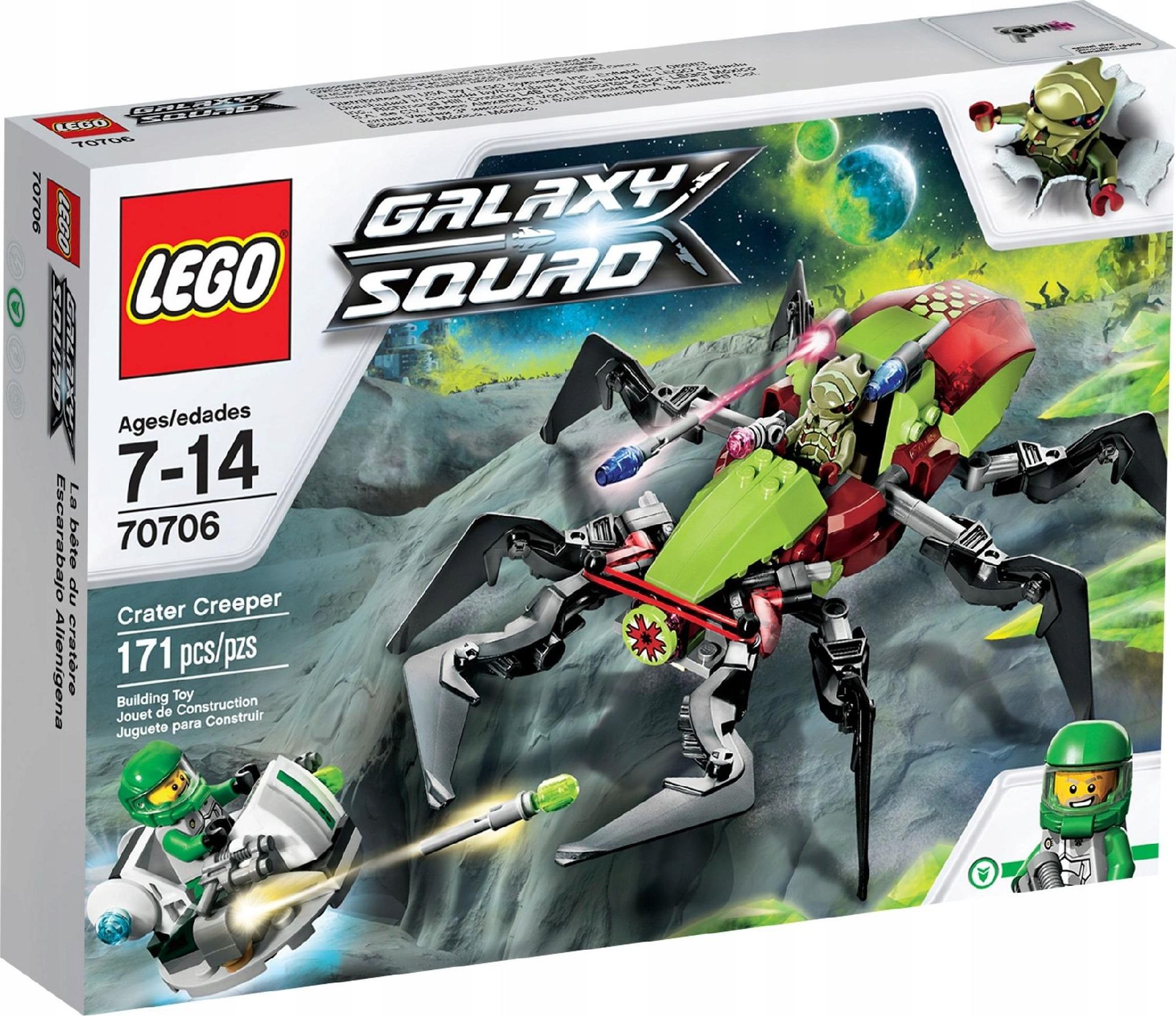 LEGO Galaxy Squad Pełzacz z krateru (70706)
