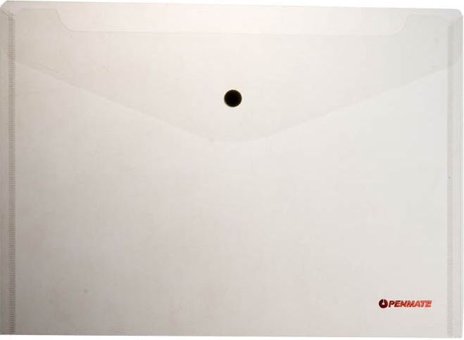 Penmate Koperta na zatrzask A4 bezbarwna PP-231