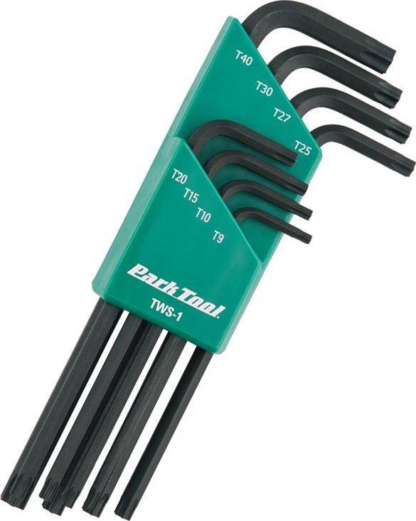 Park Tool Zestaw kluczy torx, Park Tool TWS-1, 8 sztuk (T9-T40)