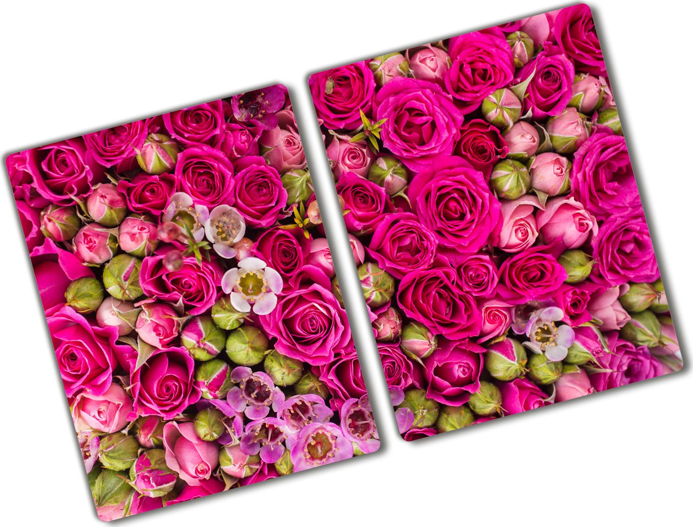 Deska do krojenia Tulup szklana Róże 19 52x2szt.