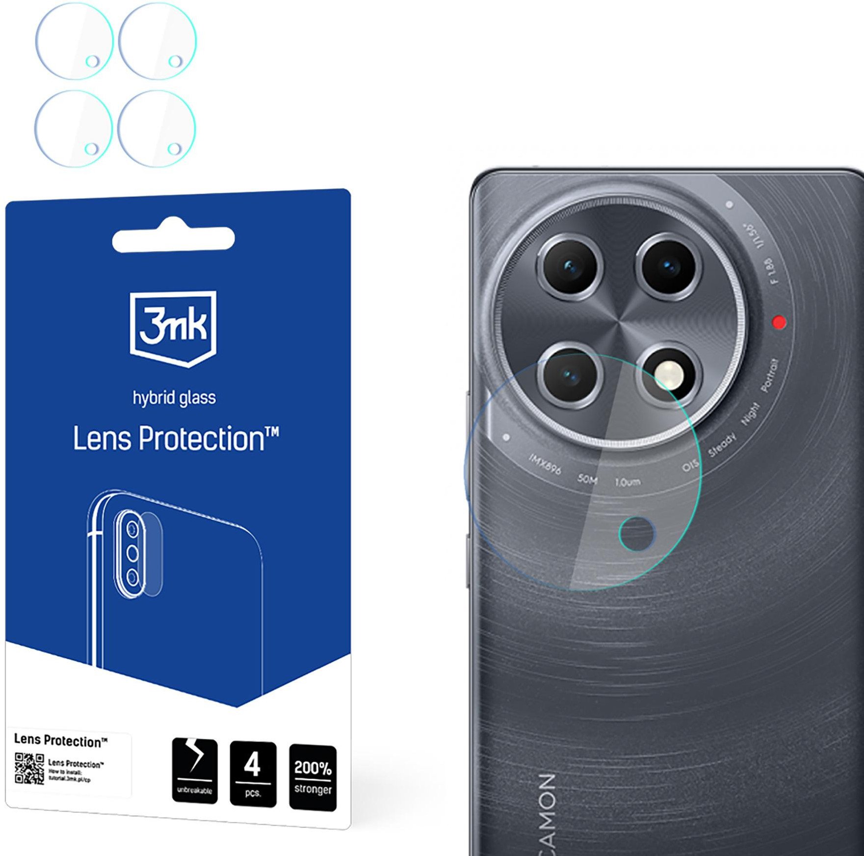 TECNO CAMON 30S - 3MK LENS PROTECTION