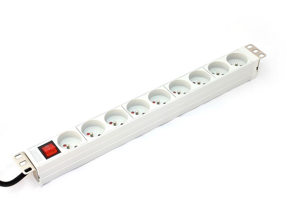 Digitus Listwa zasilająca PDU 19" RACK 9x gniazda Typ E (A-19-STRIP-4-IMP)