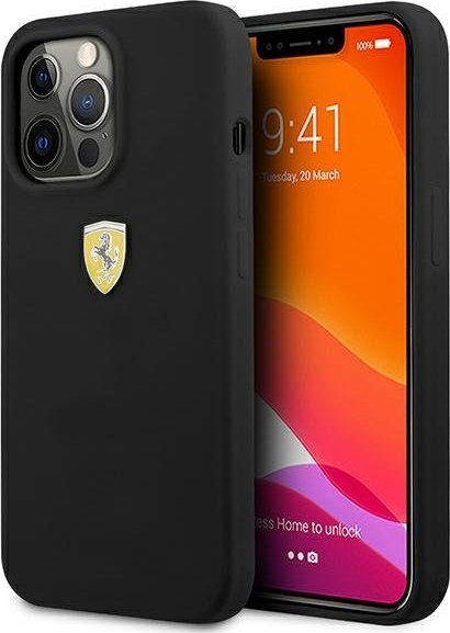 Ferrari Ferrari FESSIHCP13XBK iPhone 13 Pro Max 6,7" czarny/black hardcase Silicone