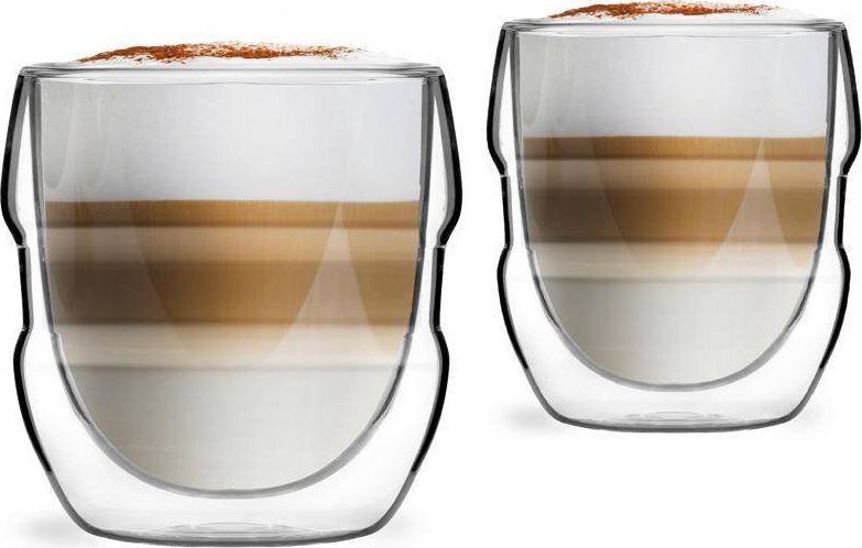Vialli Design Komplet 2 szklanek z podwójną ścianką 250ml Sferico 7954