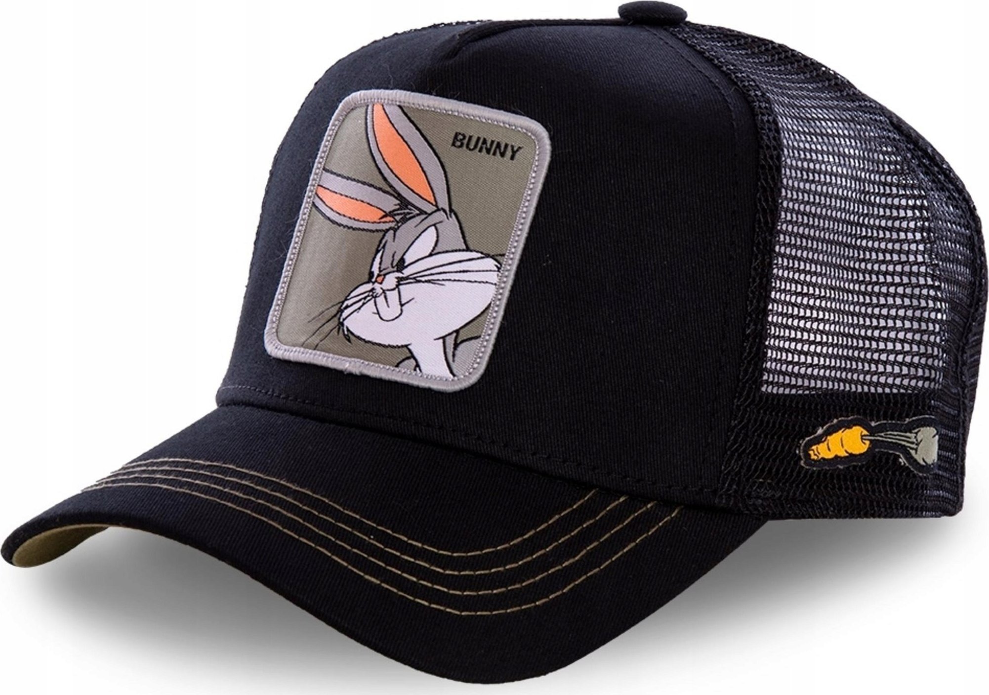 Capslab Capslab Bunny Looney Tunes Trucker Cap CL-LOO-1-BUN1 Czarne One size