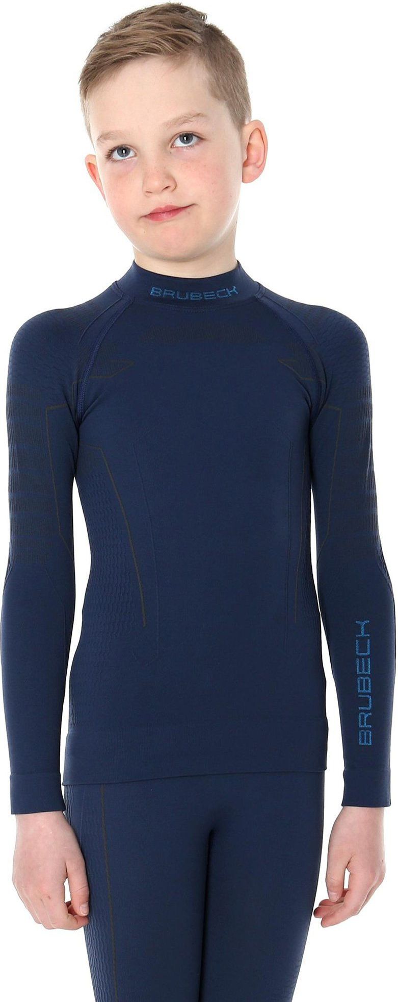 Brubeck Koszulka juniorska THERMO Junior granatowa r.140/146 (LS13640)