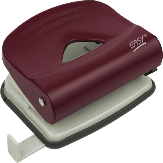 Dziurkacz Easy 25 kartek Bordowy (85562)