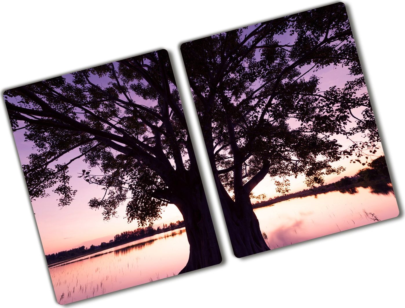 Deska do krojenia Tulup szklana 52x2szt.