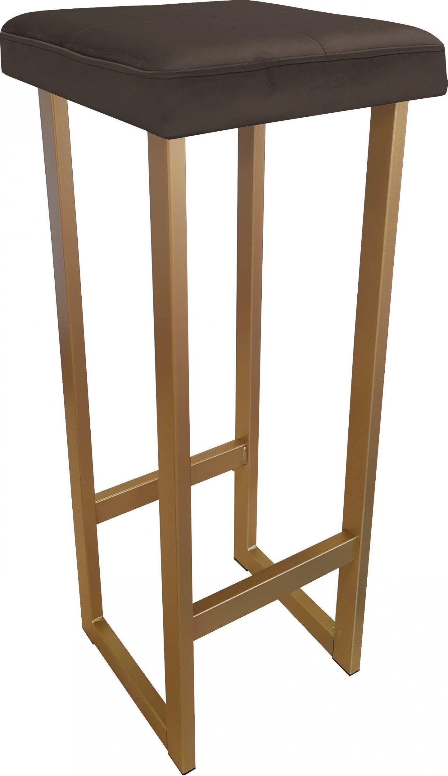 Atos Hoker krzesło barowe ALEX 90cm podstawa złota MG05