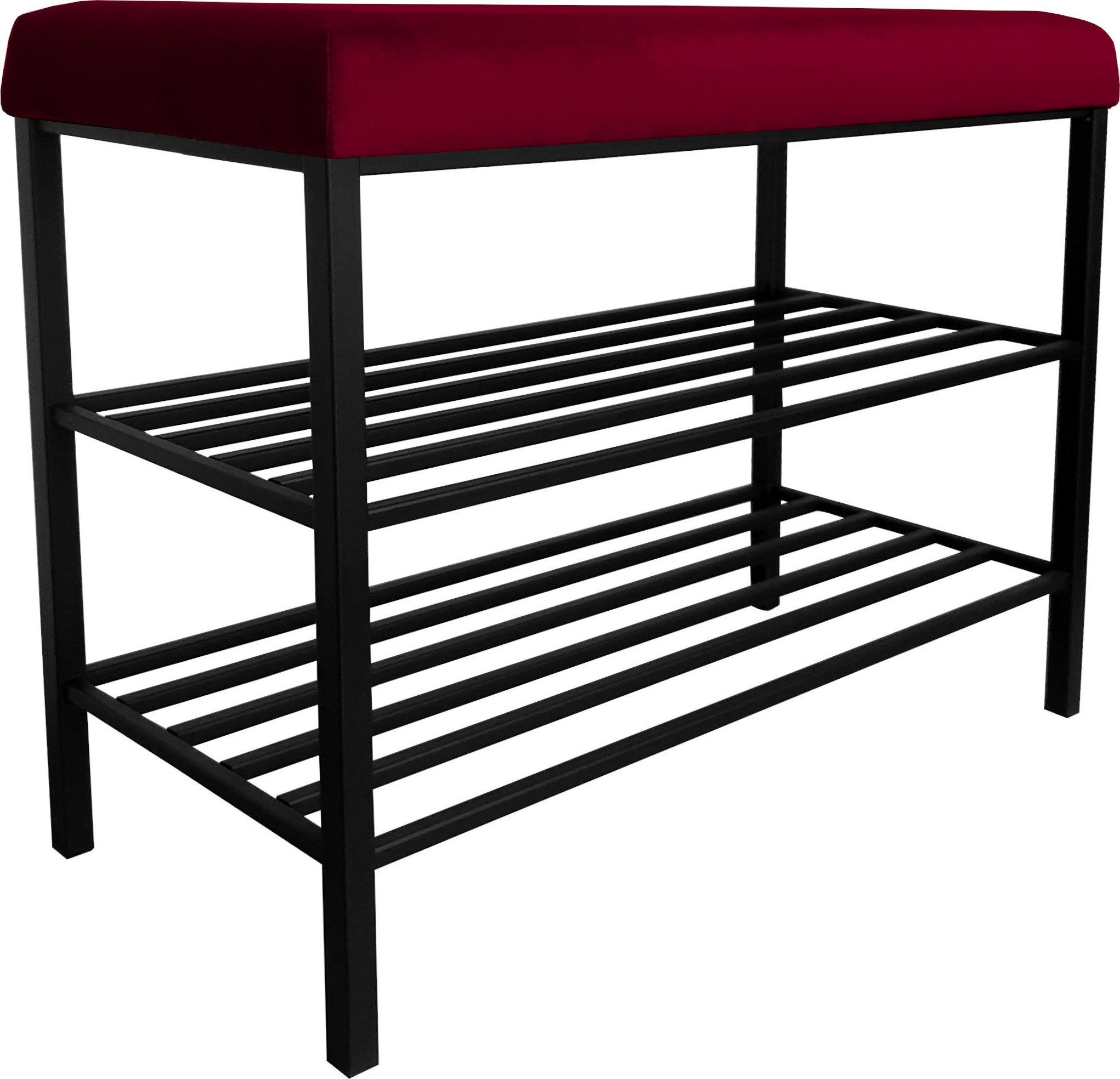 Atos Szafka na buty Regał Półka stelaż czarny MG31