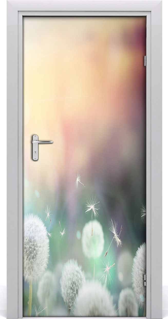 Tulup Fototapeta samoprzylepna na drzwi 85 x 205 cm mniszek lekarski