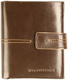 VIP Collection Portfel skórzany brązowy Vip Collection