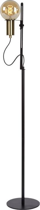 Lampa podłogowa Lucide Lampa podłogowa czarna Lucide MALCOLM 45778/01/30