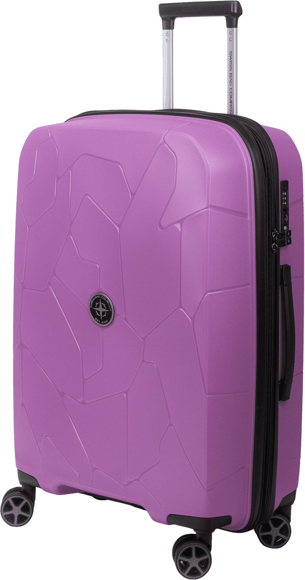 Średnia walizka SwissBags Lava 66 cm crocus