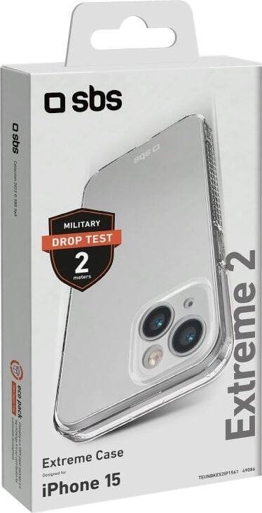 SBS Mobile SBS Extreme 2 Cover iPhone 15 transp.