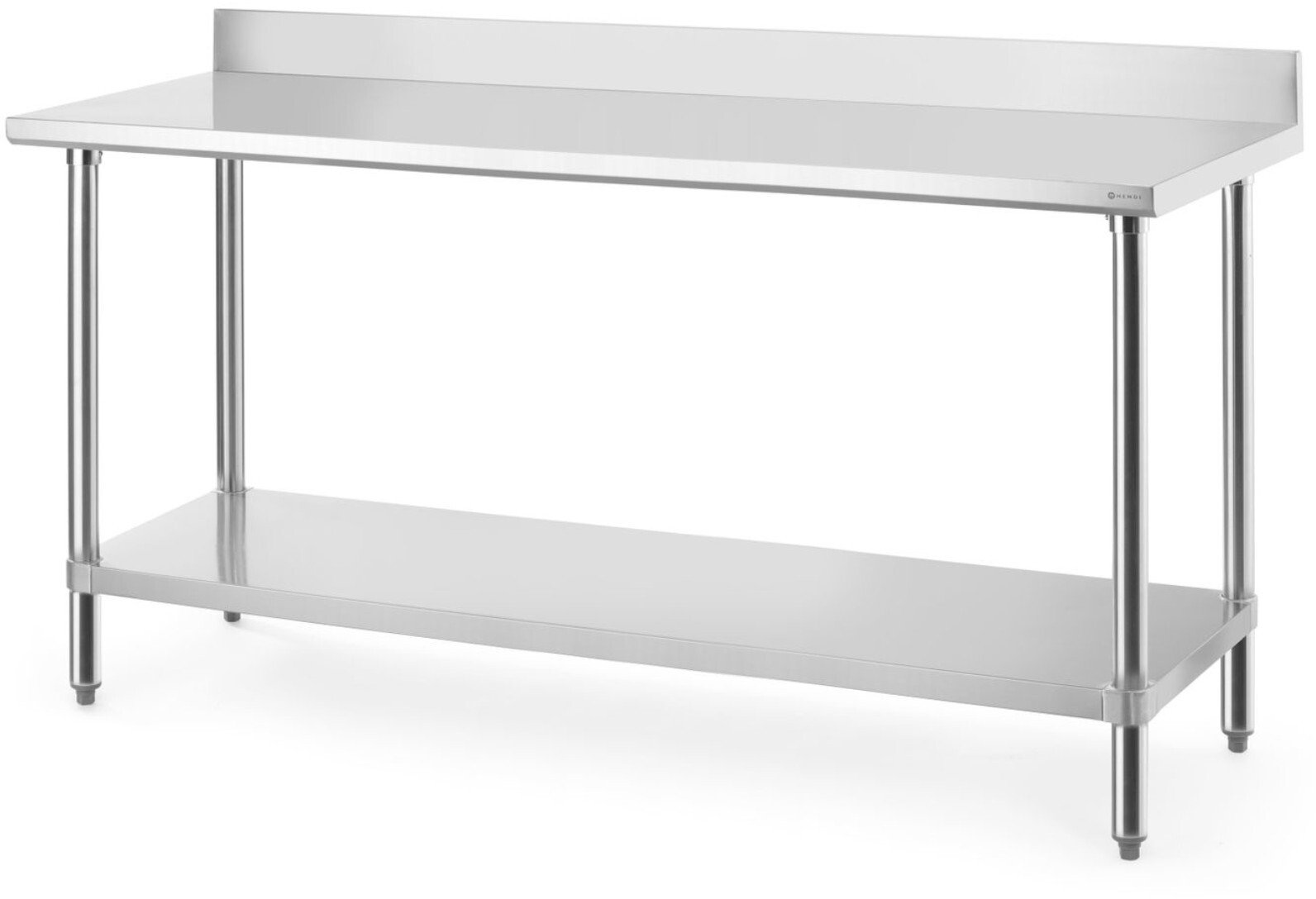 Hendi Stół przyścienny z półką rantem skręcany Budget Line 180x60x95 cm