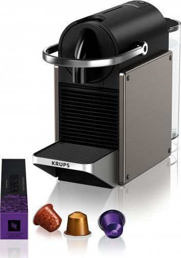 Ekspres na kapsułki Krups XN 306 T Nespresso Pixie titan