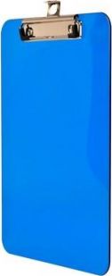 Tetis Deska z metalowym klipem A5, niebieska