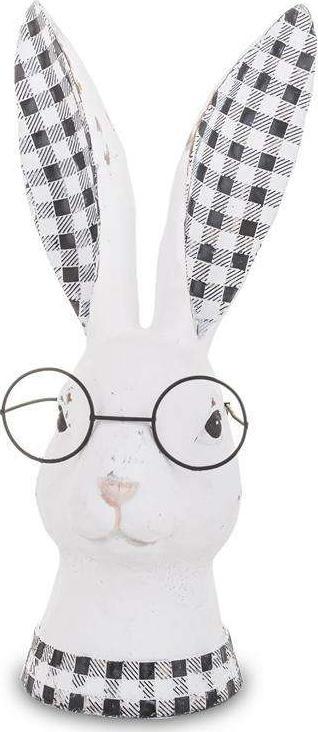 Art-Pol Figurka wielkanocna Królik w okularach stojąca