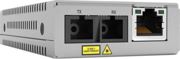 Konwerter światłowodowy Allied Telesis Allied Telesis AT MMC200LX/SC - Medienkonverter - 100Mb LAN - 10Base-T, 100Base-TX, 100Base-LX, 100Base-SC - RJ
