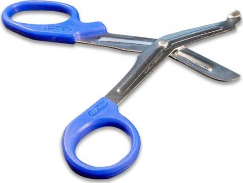 Ratujesz Nożyczki bezpieczne opatrunkowe 14 cm niebieskie