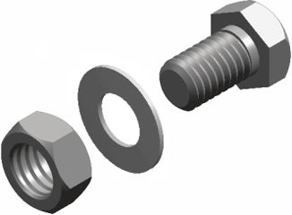 Baks Śruba SMM6X25 komplet M6x25 100szt. - 650243