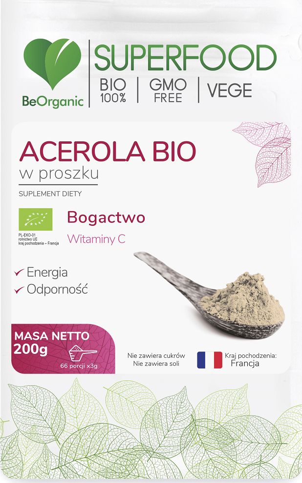 Beorganic Acerola Bio W Proszku 200G Beorganic Malpigha Glabra