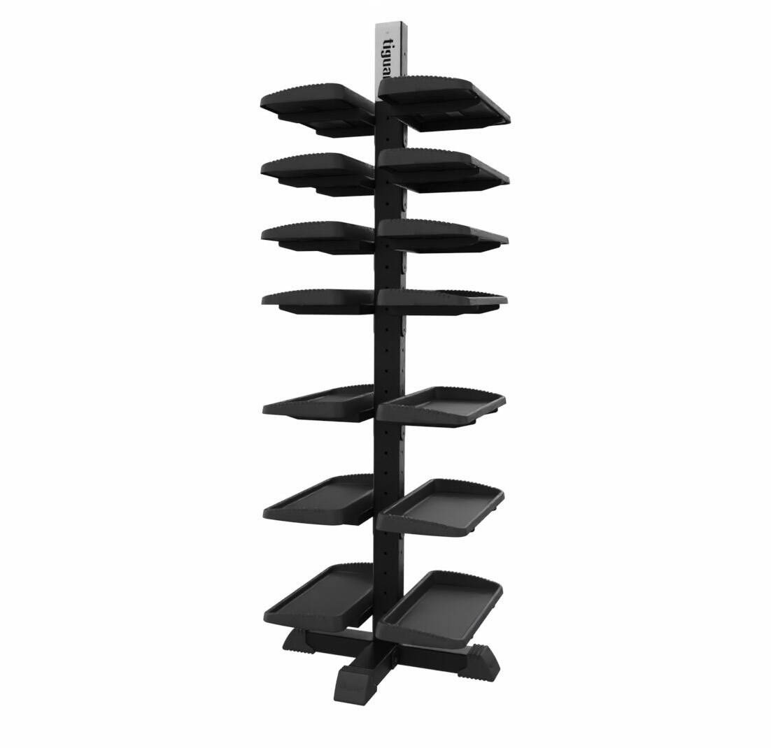 Tiguar Stojak na hantle TI-SXPLUR014V3 czarny