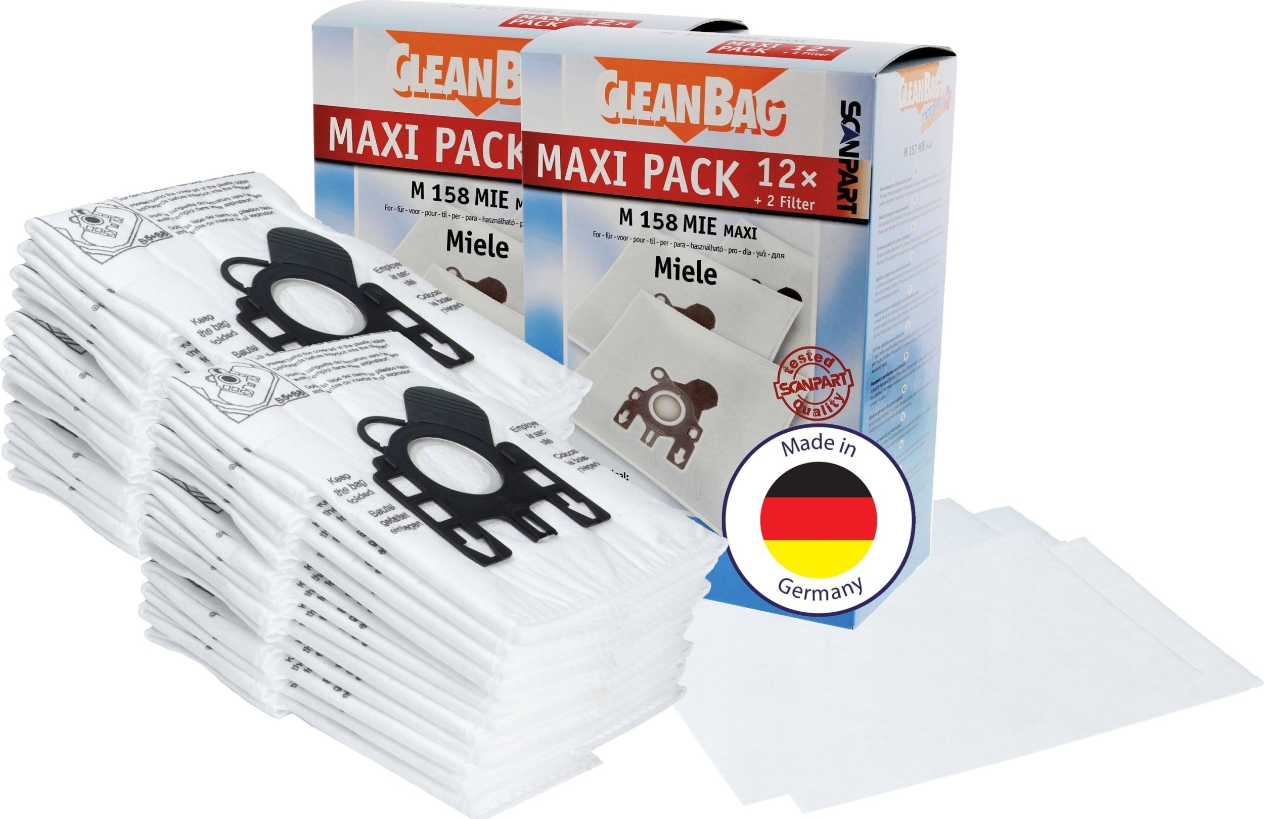 Worek do odkurzacza Scanpart 24x WORKI SCANPART CLEANBAG G/H/N DO ODKURZACZA MIELE COMPLETE C2, C3