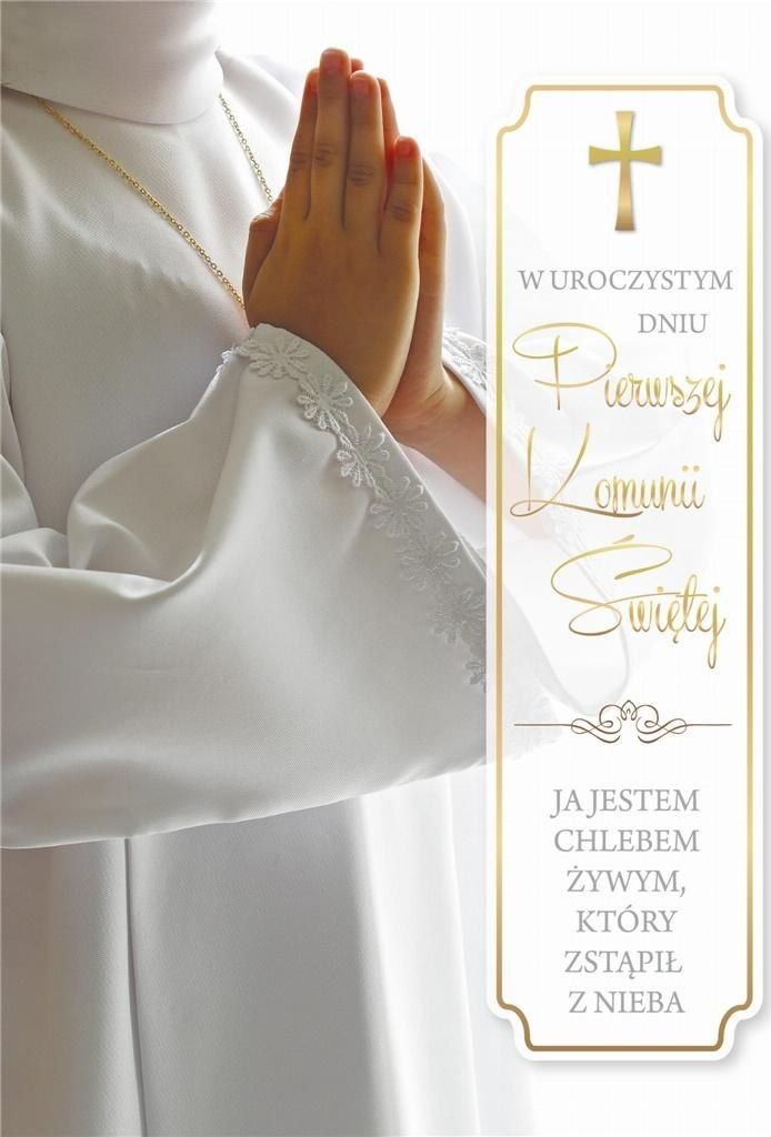 KUKARTKA Pamiątka komunii PMB 3DV-003